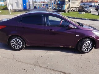 2011 Hyundai Solaris I, фиолетовый, 570000 рублей, вид 2