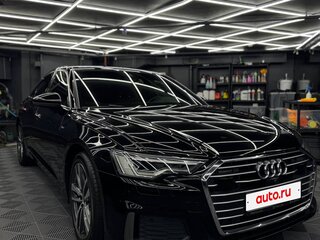 2021 Audi A6 45 TFSI V (C8), чёрный, 4750000 рублей, вид 2