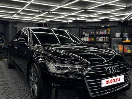 2021 Audi A6 45 TFSI V (C8), чёрный, 4750000 рублей, вид 2