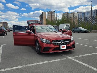 2018 Mercedes-Benz C-Класс 180 IV (W205) Рестайлинг, красный, 1890000 рублей, вид 3