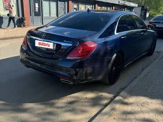 2016 Mercedes-Benz S-Класс 400 Long VI (W222, C217), синий, 3500000 рублей, вид 3