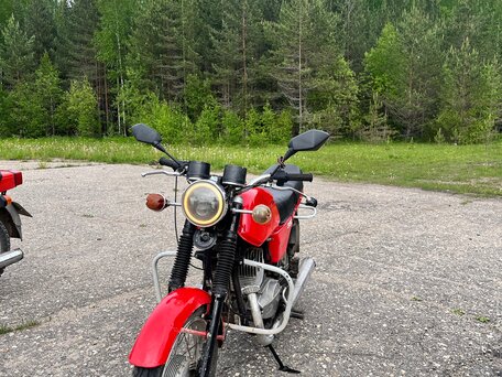 1989 Jawa 350/638, красный, 120000 рублей, вид 1