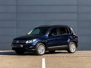 2014 Volkswagen Tiguan I Рестайлинг, синий, 1395000 рублей, вид 1