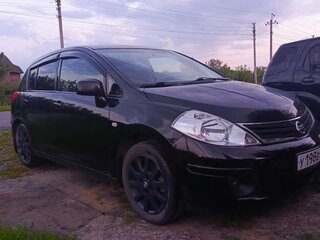 2010 Nissan Tiida I Рестайлинг, чёрный, 525000 рублей, вид 2