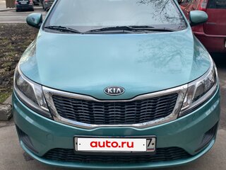 2012 Kia Rio III, зелёный, 750000 рублей, вид 3