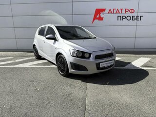 2012 Chevrolet Aveo II, серебристый, 650000 рублей, вид 3