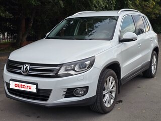 2014 Volkswagen Tiguan I Рестайлинг, белый, 1400000 рублей, вид 1