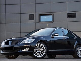 2008 Mercedes-Benz S-Класс 320 V (W221), чёрный, 1250000 рублей, вид 3