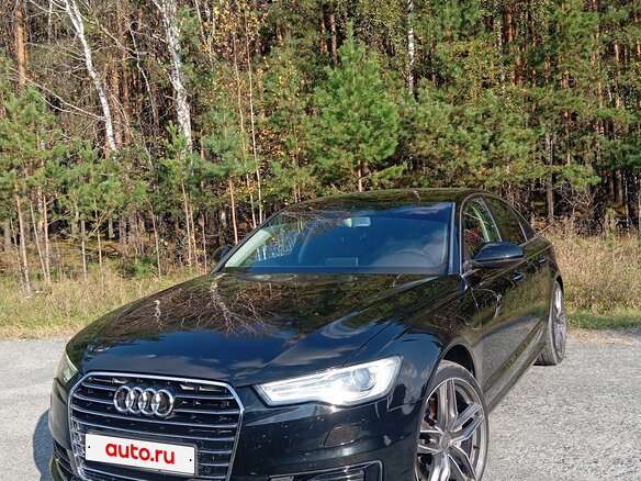 2015 Audi A6 IV (C7) Рестайлинг, чёрный, 1950000 рублей - вид 2