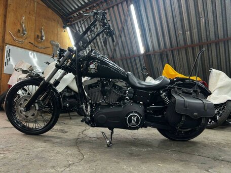 2010 Harley-Davidson Dyna Wide Glide, чёрный, 890000 рублей, вид 3