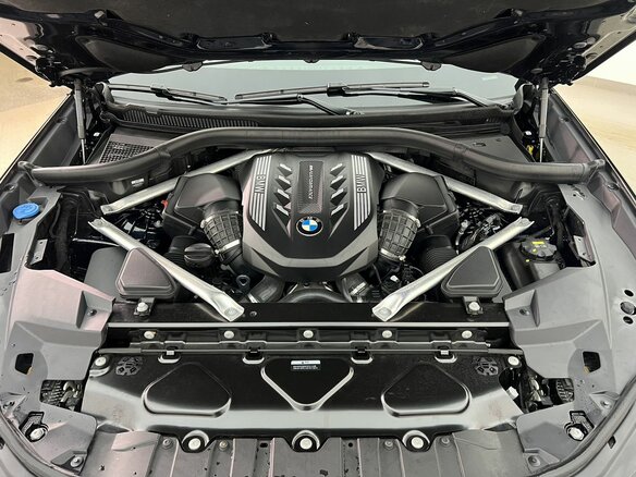2022 BMW X6 M50i III (G06), синий, 10990000 рублей - вид 10