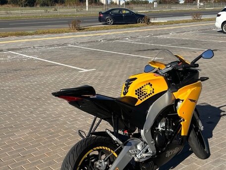 2014 Aprilia RS4 125, жёлтый, 350000 рублей, вид 3