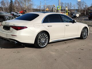 2021 Mercedes-Benz S-Класс 500 Long 4MATIC VII (W223), белый, 11850000 рублей, вид 4