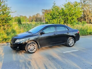 2007 Toyota Corolla X (E140, E150), чёрный, 720000 рублей, вид 3