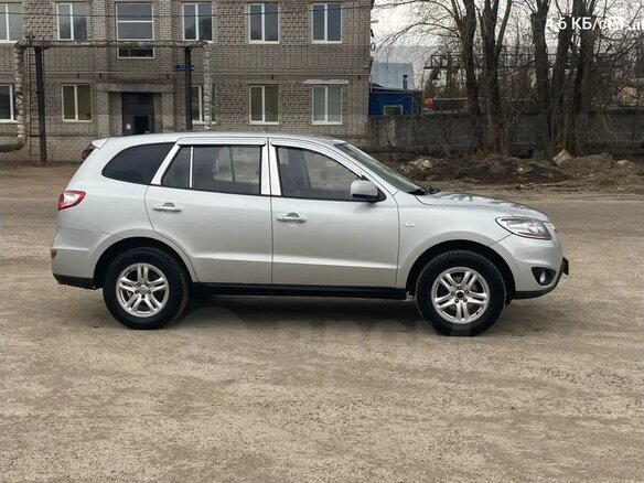 2010 Hyundai Santa Fe II Рестайлинг, серый, 1185000 рублей - вид 3