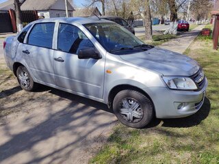 2014 Lada (ВАЗ) Granta I, серебристый, 470000 рублей, вид 3