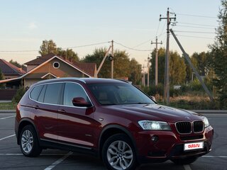2013 BMW X3 20i xDrive II (F25), красный, 1850000 рублей, вид 3