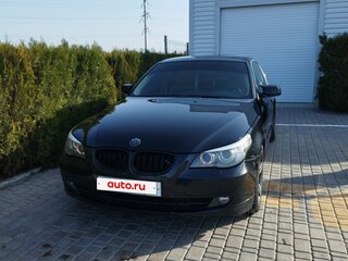 2008 BMW 5 серии 525i V (E60/E61) Рестайлинг, чёрный, 1330000 рублей, вид 5