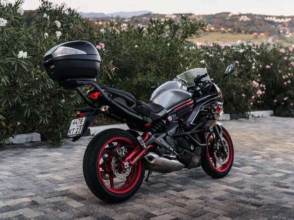 2017 Kawasaki Ninja 400, пурпурный, 486000 рублей - вид 16