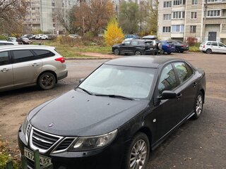 2008 Saab 9-3 II Рестайлинг, чёрный, 690000 рублей, вид 1