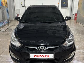 2012 Hyundai Solaris I, чёрный, 950000 рублей, вид 1