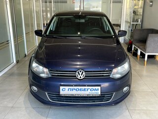 2014 Volkswagen Polo V, синий, 615000 рублей, вид 2