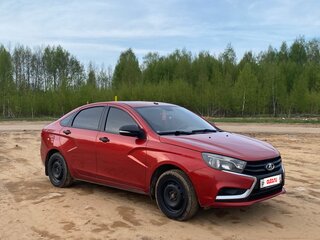 2016 Lada (ВАЗ) Vesta I, красный, 750000 рублей, вид 2