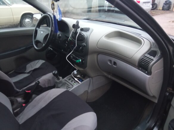 2010 Lada (ВАЗ) Kalina I, синий, 130000 рублей - вид 10