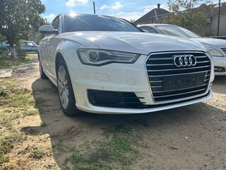 2016 Audi A6 IV (C7) Рестайлинг, белый, 1900000 рублей, вид 1