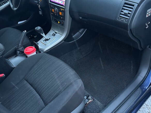 2008 Toyota Corolla AMT X (E140, E150), синий, 730000 рублей - вид 7