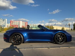 2019 Porsche 911 Carrera 4S VIII (992), синий, 12990000 рублей, вид 4