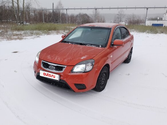 2010 Kia Rio II Рестайлинг, оранжевый, 590000 рублей - вид 1