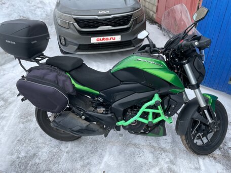 2021 Bajaj Dominar 400, зелёный, 385000 рублей, вид 3