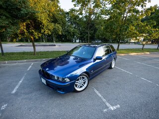 2001 BMW 5 серии 520i IV (E39) Рестайлинг, синий, 1500000 рублей, вид 1