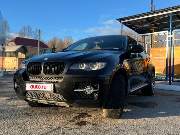 2009 BMW X6 35i 6-speed I (E71), чёрный, 1550000 рублей - вид 14
