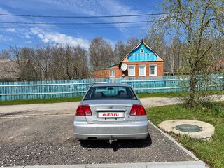 2001 Honda Civic VII, серебристый, 299000 рублей, вид 4
