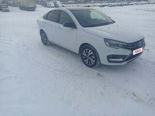 2024 Lada (ВАЗ) Vesta I Рестайлинг (NG), белый, 1750000 рублей, вид 2