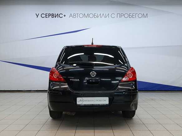 2010 Nissan Tiida I Рестайлинг, чёрный - вид 3