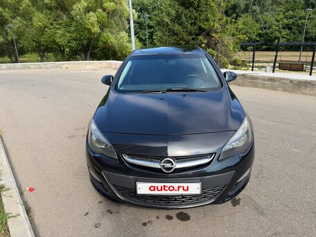 2013 Opel Astra J Рестайлинг, чёрный, 510000 рублей, вид 2
