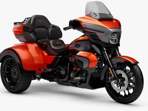 2026 Harley-Davidson CVO Tri Glide, оранжевый, 7950000 рублей - вид 1