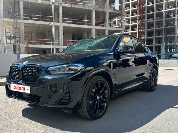 2023 BMW X4 20i II (G02) Рестайлинг, чёрный, 7250000 рублей - вид 1