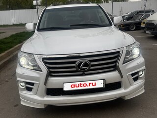2012 Lexus LX 570 III Рестайлинг, серебристый, 3800000 рублей, вид 2