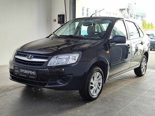 2014 Lada (ВАЗ) Granta I, чёрный, 380000 рублей, вид 1