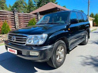 2006 Toyota Land Cruiser 100 Series Рестайлинг 2, чёрный, 3200000 рублей, вид 1