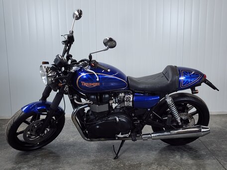 2010 Triumph Bonneville T100, синий, 579000 рублей, вид 5