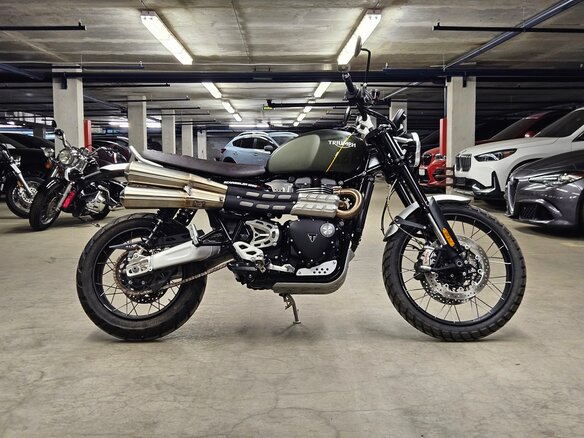 2020 Triumph Scrambler, зелёный, 1153134 рублей - вид 7