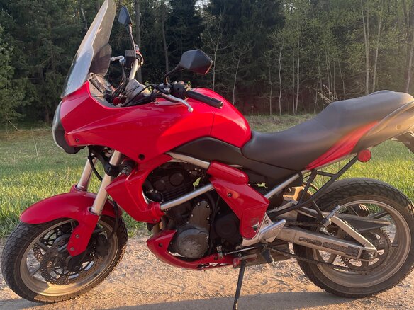 2008 Kawasaki Versys 650, красный, 340000 рублей - вид 8