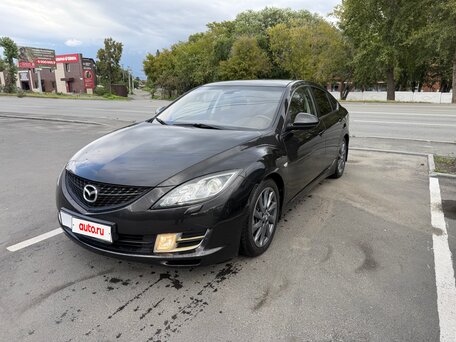 2008 Mazda 6 II (GH), чёрный, 1100000 рублей, вид 4
