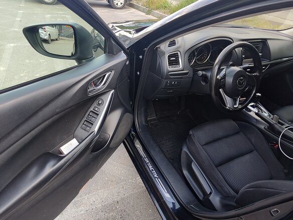 2014 Mazda 6 III (GJ), чёрный, 1250000 рублей - вид 11