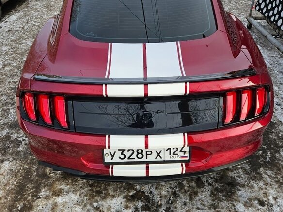 2018 Ford Mustang VI Рестайлинг, красный, 2800000 рублей - вид 7